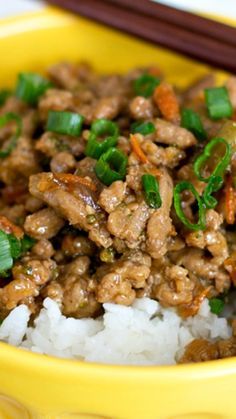 Teriyaki Turkey Rice Bowl