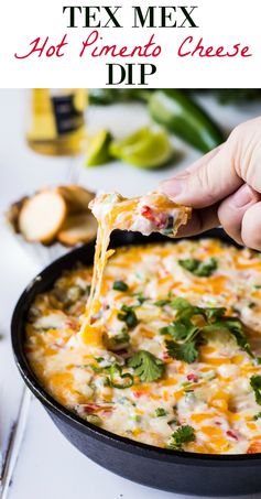 Tex Mex Hot Pimento Cheese Dip