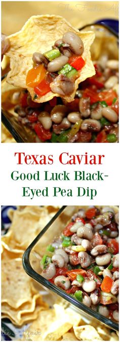 Texas Caviar, Good Luck Black-Eyed Pea Dip