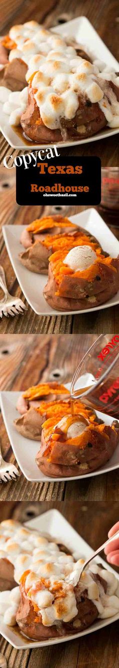 Texas Roadhouse Loaded Sweet Potato Copycat