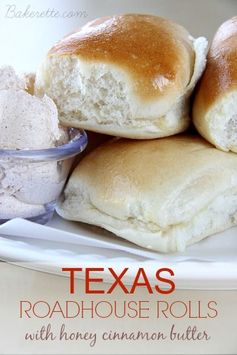 Texas Roadhouse Roll Recipe with Honey Cinnamon Butter (Copycat