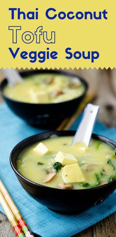 Thai Coconut Tofu Vege Soup