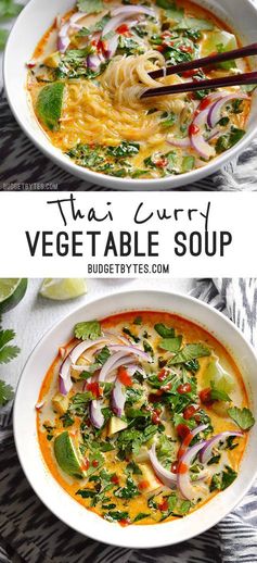 Thai Curry Vegetable Soup