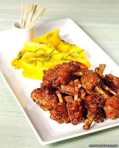 Thai Fried Chicken Wings with Hot-and-Sour Sauce and Salted Mango