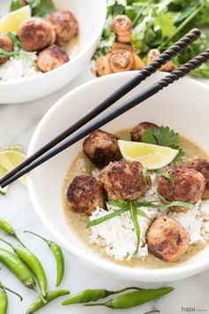 Thai Green Curry Meatballs