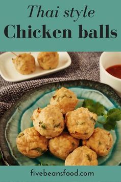 Thai style chicken balls