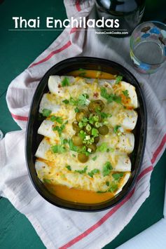 Thai Veggie Enchiladas