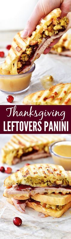 Thanksgiving Leftovers Panini