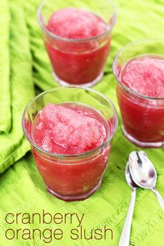 (Thanksgiving Prep Cranberry Orange Slush