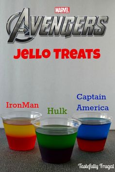 The Avengers Jello Treats