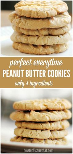 The Best 4 Ingredient Cookie Recipe Ever