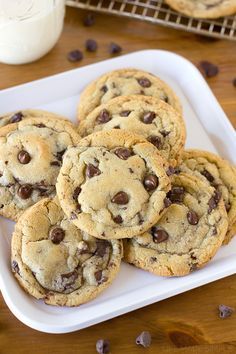 The Best Bakery Style Chocolate Chip Cookies