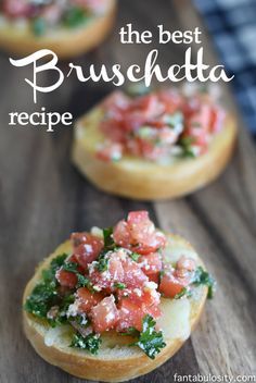 The BEST Bruschetta