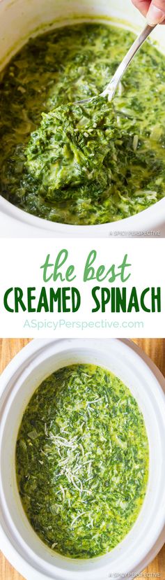 The Best Creamed Spinach