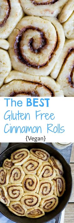 The Best Gluten Free Cinnamon Rolls (Vegan