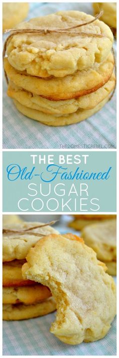 The Best Old-Fashioned Sugar Cookies