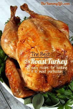 The Best Roast Turkey - perfectly cooked and moist