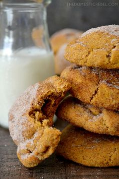 The Best Soft & Chewy Pumpkin Snickerdoodles