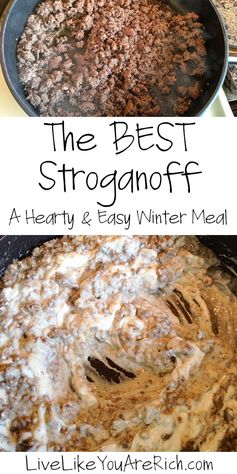 The BEST Stroganoff—turkey or beef