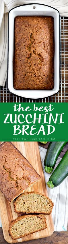 The BEST Zucchini Bread EVER