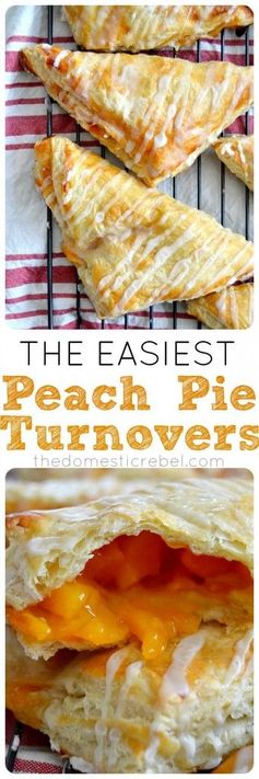 The Easiest Peach Turnovers