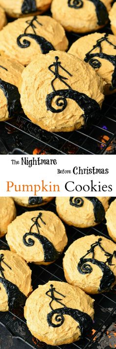 The Nightmare Before Christmas Pumpkin Cookies