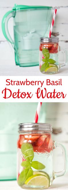 The Post Workout Strawberry & Basil Infused Water Quencher