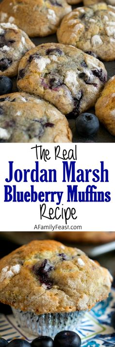 The Real Jordan Marsh Blueberry Muffins