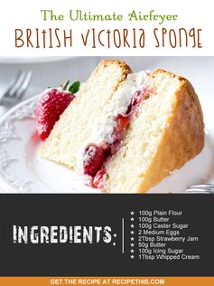 The Ultimate Airfryer British Victoria Sponge