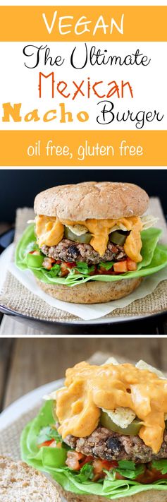 The Ultimate Mexican Nacho Burger