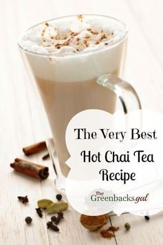 The Very Best Hot Chai Tea Latte