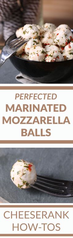 These Marinated Mozzarella Balls Are a Mouthful of Perfection