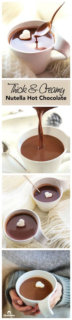 Thick and Creamy Nutella Hot Chocolate