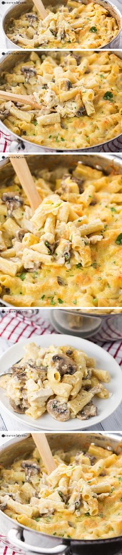 Three Cheese Baked Rigatoni