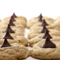 Thumbprint Hershey's Kiss Cookies