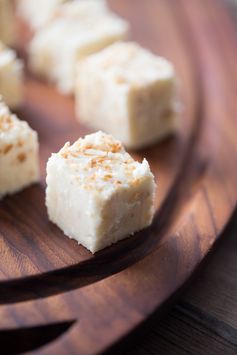 Toasted Coconut White Chocolate Fudge