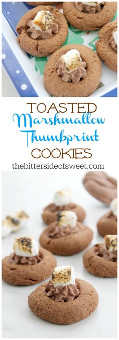 Toasted Marshmallow Thumbprint Cookies (Pay it Forward