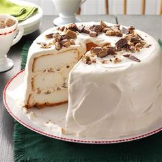 Toffee Angel Food Cake