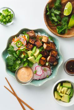 Tofu Banh Mi Bowls with Quick Pickles