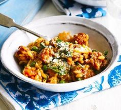 Tomato & chorizo risotto