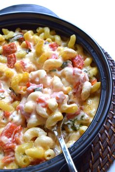 Tomato, Basil, Mozzarella (Caprese! Macaroni and Cheese