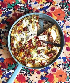 Tomato, Feta, and Dill Frittata