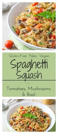 Tomato Mushroom Spaghetti Squash (Whole30