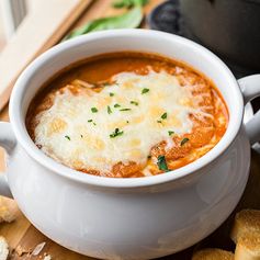 Tomato Soup with Grilled Cheese