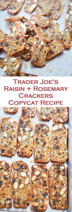 Trader joe's raisin & rosemary crackers