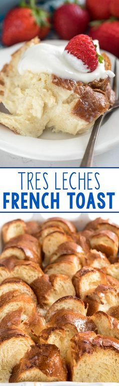 Tres Leches French Toast Casserole