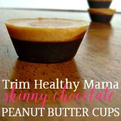 Trim Healthy Mama: Skinny Chocolate Peanut Butter Cups