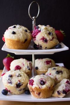 Triple Berry Muffins