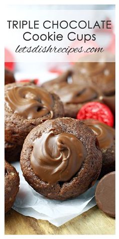 Triple Chocolate Cookie Cups and a Holiday Baking Giveaway