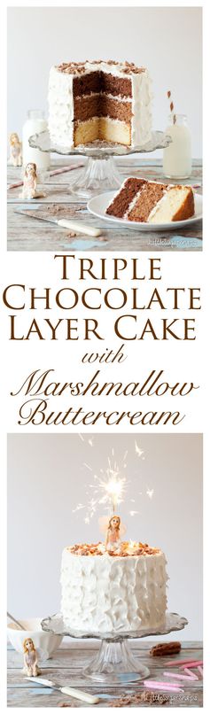 Triple Chocolate Layer Cake